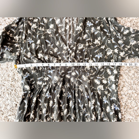 Faherty Dakota Long Sleeve Midi Dress Women’s - Size Large - Picture 12 of 13